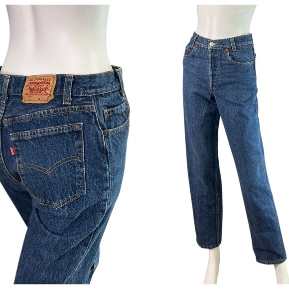 Levi's Vintage 701 Student Fit 90s Jeans MADE IN USA 27 x 31 (Actual 25 x 29) - Picture 1 of 15